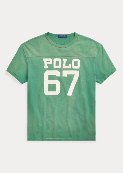 Men's Polo Ralph Lauren Classic Fit Graphic T Shirts | 831045YMA